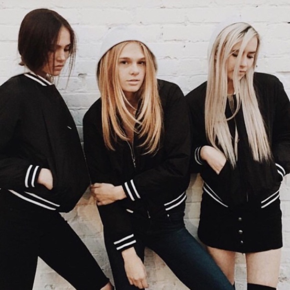 Brandy Melville reversible bomber jacket